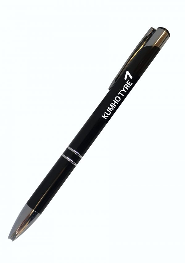 JP014 Metal Pen Black - Laser etched logo (min order 50 units)