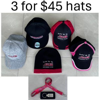 3 FOR $45 hats DELIVERED + free keyring & Lanyard
